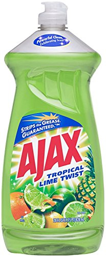 Ajax Dishwashing Liquid, Tropical Lime Twist, 28 Ounce by Ajax