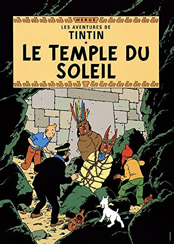 herge-les Abenteuer des de Tim und Struppi: Le Temple Du soleil-poster