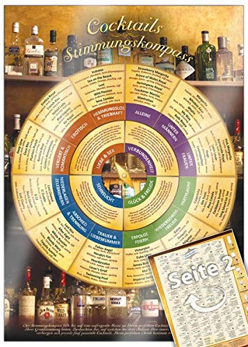 Cocktails 60+ Rezepte zum Selbstmachen und Tipps für den gelungenen Genuss (2024) – Mix deinen perfekten Drink für heiße Nächte und angesagte ... und ... und Tipps zum Selbermachen (DINA4, laminiert)