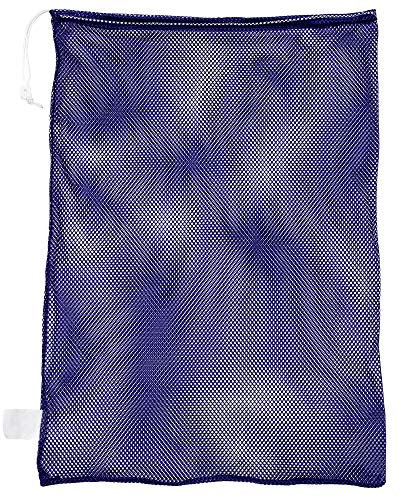 Champion Sports Sporttasche aus Netzstoff, lila, 61 x 91,4 cm – Mehrzwecktasche mit Kordelzug aus Nylon mit Schloss und ID-Tag für Bälle, Strand, Wäsche