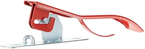 Kerbl Sattelhalter (Farbe rot, Länge 38 cm, aus lackiertem Metall, klappbar, zum anschrauben, Sattel) 32360