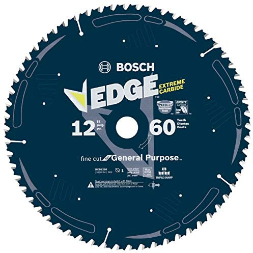 Bosch DCB1260 Daredevil 12-Inch 60-Tooth Fine Finish Circular Saw Blade