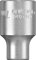 kwb douille de 7 mm pour 3/8 '' cliquets 372207 (chrome-vanadium, trempé, chromé mat, hauteur 28 mm)