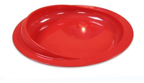 Red Scoop Plate for Alzheimer's & Dementia – Best Tableware for Disability Patient