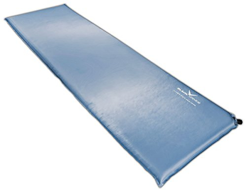 Black Crevice selbstaufblasbare Luftmatratze, Mittelblau, 10 cm