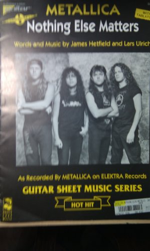 Metallica - Nothing Else Matters, Einzelausgabe für Gitarre und Gesang
