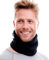 Hilltop Polar Multifunktionstuch, Herbst & Winter Schal, Halstuch, Motorradmaske, Gesichtsmaske, Halswärmer, mit Kordelzug 100% Fleece, für Damen und Herren, Design/Farbe:schwarz