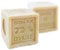 Natural Vegetable Marseille Palm Oil Beige Soap Cube 300g, French Traditional Receipt by Foufour