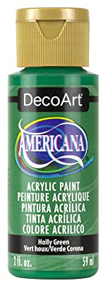 DecoArt Americana Acrylic Paint, 2-Ounce, Holly Green