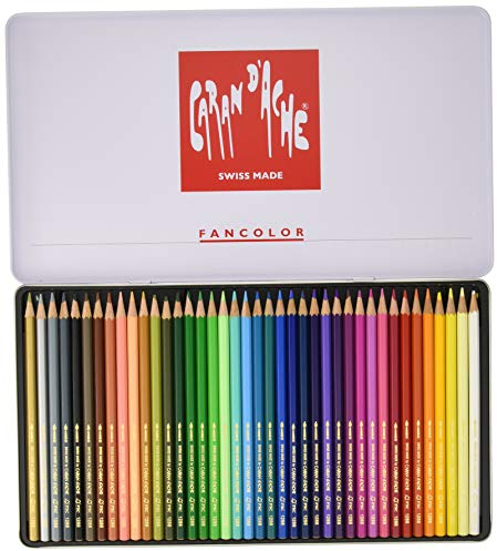 Caran d´Ache Caran d'Ache Farbstift-Set 40 Farben, 1288.340, multi, 50
