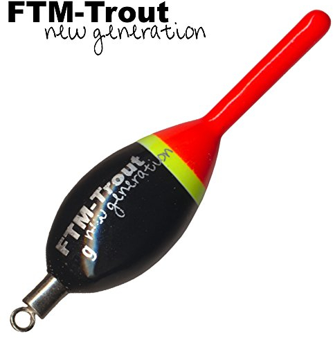 FTM Unisex – Erwachsene 10C6100302C10 Trout New Generation Shaker Forellenwackler-Forellenpose für Forellenteich, Angelpose für Forellensee, Forellenangeln, Pose, Tragkraft:2g, Bunt, Normal