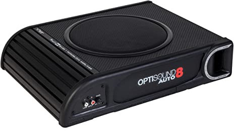 VIBE Optisound 8 Underseat active bass enclosure, Black, OPTISOUNDAUTO8A-V2