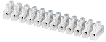 Electraline 80598 Barrette de 12 connexions 10 mm² Transparent