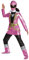 Disguise Saban Super MegaForce Power Rangers Pink Ranger Deluxe Girls Costume, Small/4-6x