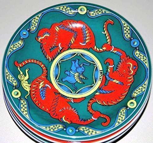 SAKI Wildlife (13cm Grundfarbe grün) BOPLA! Porzellan ESPRESSO TELLER kombinierbar mit allen BOPLA Espressotassen 0,09l ASSIETTE ESPRESSO - PIATTO ESPRESSO - ESPRESSO PLATE - PLATO ESPRESSO Ø13 CM, 5-1/8 IN. GEEIGNET ALS UNTERTASSE FÜR ESPRESSO TASSE, KLEINER BROTTELLER, FÜR ́S STÜCKCHEN ZWISCHENDURCH, FÜR KONFEKT USW. EINZELGEWICHT: 144G