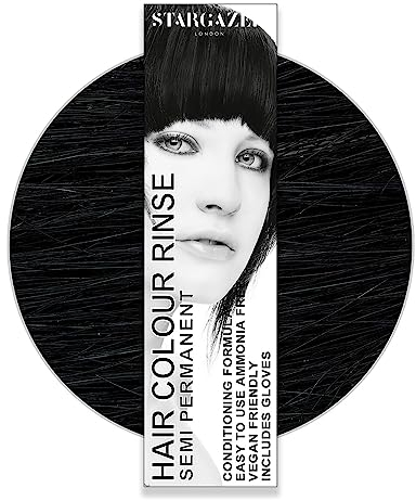 Stargazer Products Pechschwarz Semi-Permanentes Haarfärbemittel, 1er Pack (1 x 70 ml)