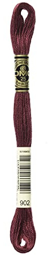 Dmc 6-Strand Embroidery Cotton 8.7yd-Very Dark Garnet