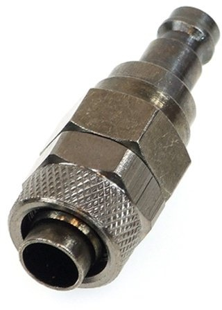 Phobya Schnellverschluss 13/10mm Stecker - black nickel