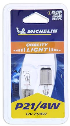 MICHELIN 2 Ampoules pour veilleuse et feu stop Poirettes P21/4W