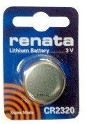 Renata Batteries 2 piles bouton CR2320 (BR2320) au lithium 3 V (lot de 1)