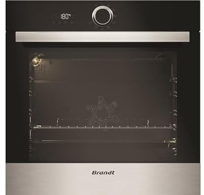 BRANDT Four encastrable pyrolyse BXP5531X, 68 litres, 7 modes de cuisson