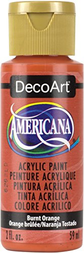 DecoArt Americana Acrylic Multi-Purpose Paint, Burnt Orange