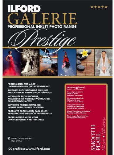 Ilford Galerie Premium Smooth Perlé 2001747 Inkjet Fotopapier RC Perlé A4 100 Blatt 310 g