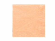 Servietten apricot peach pfirsich, 33x33 cm, 3-lagig, 20 St.