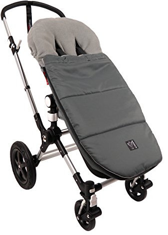 Kaiser 6571524 Louis Thermo Fleece Fußsack, anthrazit
