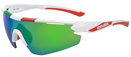 SALICE Unisex Erwachsene 012ita Maske, Weiß/Grün, Einheitsgröße