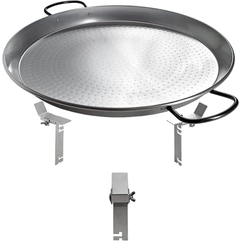 MOESTA-BBQ 10162 PAN'BBQ für Smokin' PizzaRing - Riesen-Paella-Pfanne für Kugel-Grills mit 47cm / 50cm Durchmesser