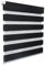 WOLTU Store Enrouleur Jour Nuit sans Perçage, Montage avec Clips, Rideau Translucide et Occultant en Double Tissu, Protection Vie Privée, pour Fenêtre ou Porte, 110l x 150L cm, Anthracite