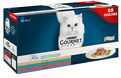 Gourmet Perle Chefs Collection Cat Food, Mixed, 60 X 85g