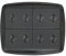 LAGRANGE Jeu de plaques Gaufrettes, compatible avec tous les gaufriers Super2, Plaques en aluminium moulé, Revêtement antiadhésif double couche, 030222, Noir