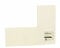 Rössler Papier 2051831008 - Einzelkartenpack DIN lang, 20 Stück, Paper Royal, gerippt, chamois