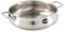 Barazzoni Tummy Tegame due manici, Acciaio inox 18/10, Diametro cm 22, Litri 2,25. Made in Italy.