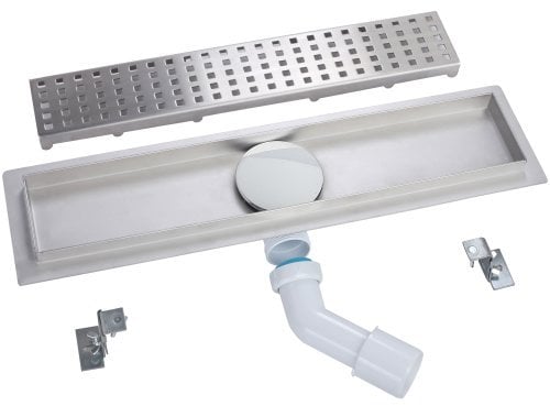 HUX HOME, Canaletta per doccia a filo pavimento extra larga 120 cm, con sifone DU10C12D