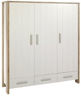 Schardt 3-türiger Kleiderschrank Capri Oak