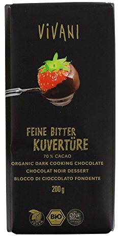 Tablette chocolat noir dessert 70 % cacao 200 g