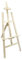 Vetrineinrete® Cavalletto pittorico in Legno Leggero inclinabile Altezza 122 cm per Pittura o Esposizione di Tele Quadri e Foto arredo casa 53843