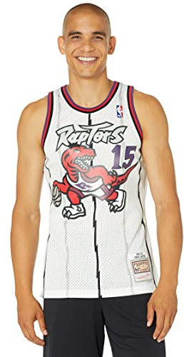 Mitchell & Ness NBA Swingman Jersey Basketball Trikot Toronto Raptors - Vince Carter, Weiß, L