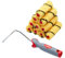 ProDec 11 Piece 4 Medium Pile Woven Mini Rollers for Emulsion Paint with Soft Grip Frame