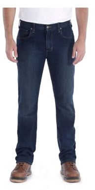 Carhartt Herren Jeans Full Swing Straight Tapered, Schwarz (Erie 491), 38W / 34L