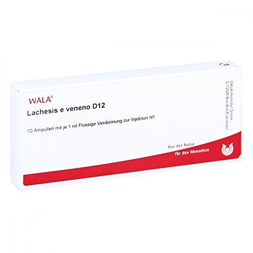 LACHESIS E veneno GL D 12 Ampullen 10X1 ml