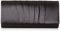 Damara Damen-Clutch, Satin, plissiert, Hochzeit, Braut, Abschlussball, Abendtasche, Black, Large