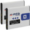 2X Akku NP-BN1 kompatibel mit Sony Cyber-Shot DSC-TX100V, W710, W830, WX80, WX220, QX100... (s. Liste)