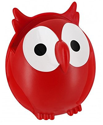 Pylones Eye Glasses Holder Owl, Red by Pylones