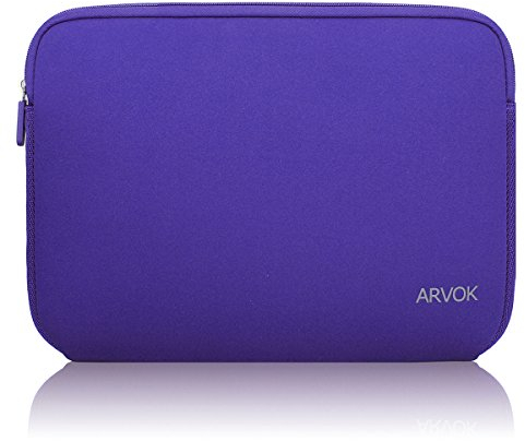 Arvok 15 15.6 16 Inch Laptop Sleeve Multi-Color Size Choices Case/Water-Resistant Neoprene Notebook Computer Pocket Tablet Briefcase Carrying Bag/Pouch Skin Cover for HP/Dell/Lenovo/Asus/Acer