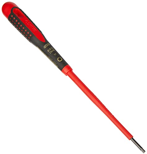 Bahco BE-8725S Ergo Insulated Screwdriver for Hex Head Screws, Multi-Colour, 197 mm