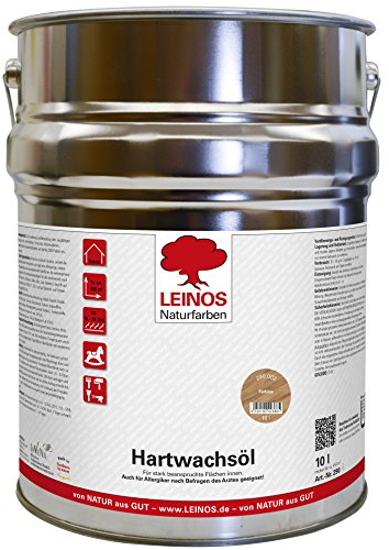 Leinos 290 Hartwachsöl 062 Nussbaum 10 l